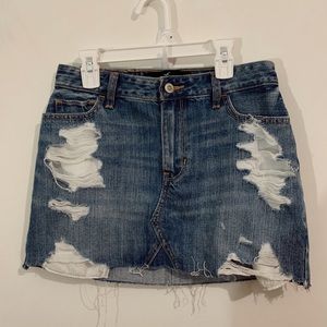 Hollister denim skirt